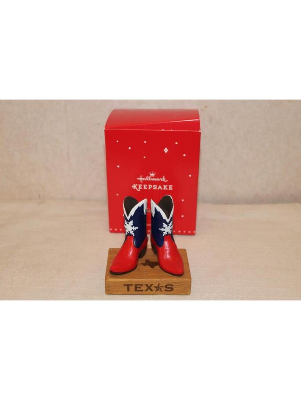 NEW Hallmark Texas Boots Christmas Ornament - Cowboy Western